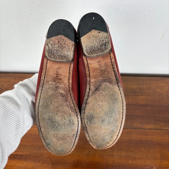 Cole Haan Braided Copper Red Slip on Loafers Size: 8.5 - Picture 12 of 14